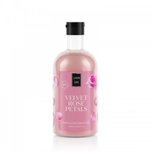 Lavish Shower Gel Velvet Rose Petals Αφρόλουτρο με Άρωμα Τριαντάφυλλο 500ml